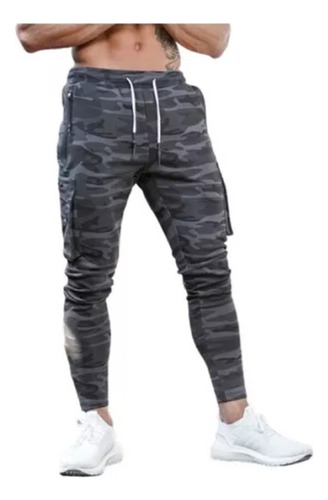 Pantalón Jogger Cargo Jeans For Hombre Casual A