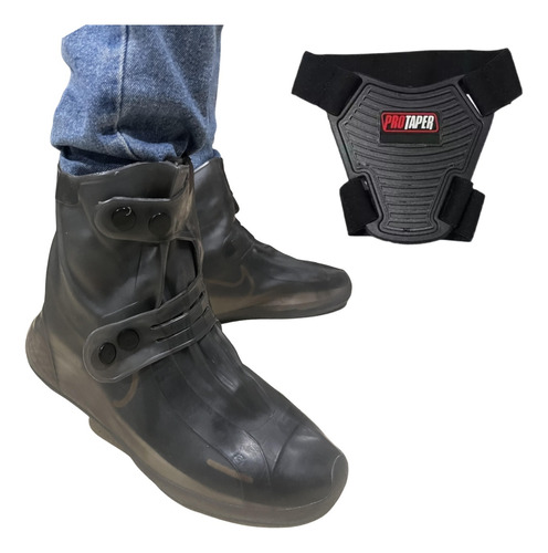 Botas Zapatos Impermeables Motociclismo Suela + Protector