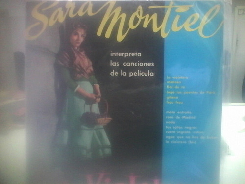 Lp Sara Montiel - Las Canciones De La Película