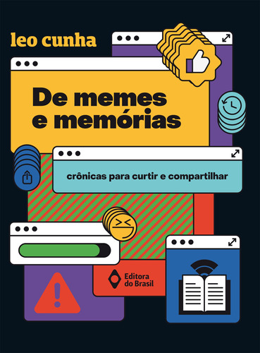 De memes e memórias, de Cunha, Leo. Série Farol Editora do Brasil, capa mole em português, 2021