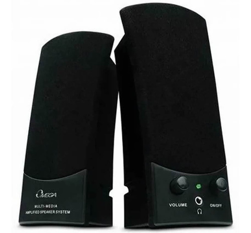 Imagen 1 de 1 de Parlantes Para Pc Omega Sp-210bk De 6 W