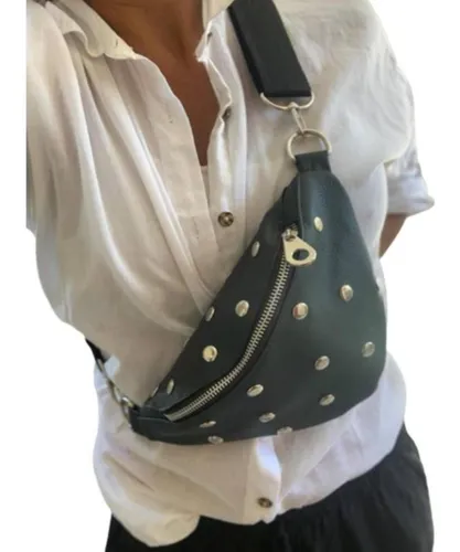 Ri oneras Mujer Moda Urbana Cuero Pu Y Tachas Unicas MercadoLibre