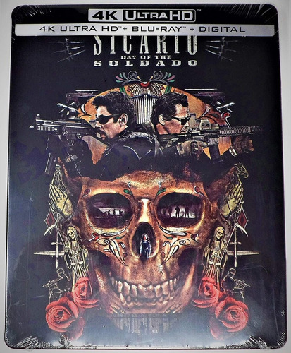 4k Ultra Hd + Blu-ray Sicario Day Of The Soldado / Steelbook