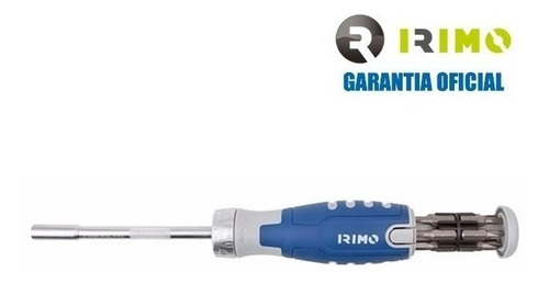 Imagen 3 de 10 de Destornillador 1/4 Con 12 Puntas Crique 475r-1/4-110 Irimo