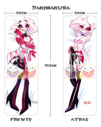 Nuevo Dakimakura Cojin Hazbin Hotel Helluva Boss Hentai Nsfw