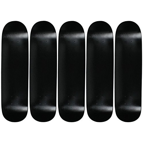 Moose 8.25  Blank Skateboard Deck Dipped Black 7-ply Canadia