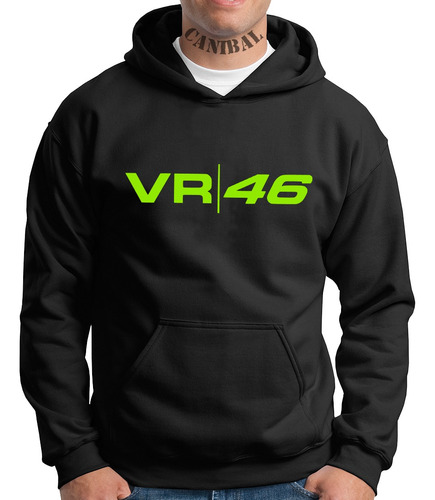 Buzos Canguro Vr46 Valentino Rossi Remeras Canibal