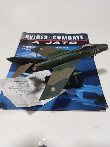 Aviões De Combate A Jato Dassault Super Mystere 1:72 Verde-escuro