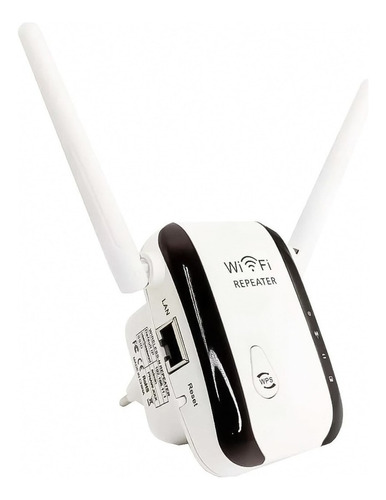 Repetidor De Wifi 2.4g Amplificador Señal 600mb Doble Antena