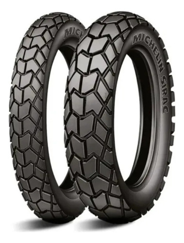 Pneu Dianteira Moto Broz Michelin Sirac Com Câmara 90/90-19