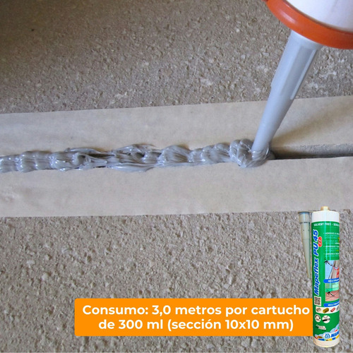 Mapeflex Pu45 Ft Poliuretanico + Fondo De Junta 10mm X 10mts