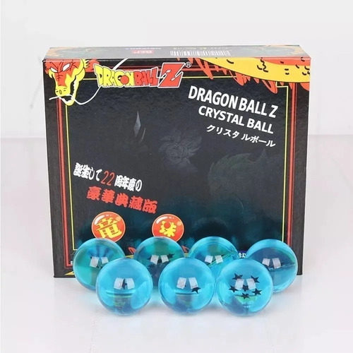 Dragon Ball Z Super Gt 7 Esferas Con Caja 4.3cm