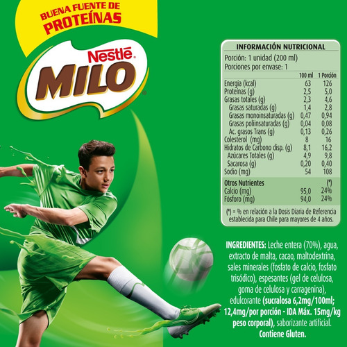Leche Milo® Multipack 6x200ml