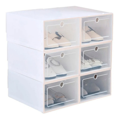Imagen 3 de 10 de Caja Para Zapatos 33.4x23x14cm Blanca