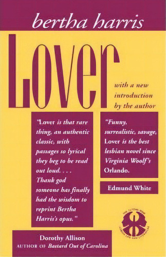 Lover, De Bertha Harris. Editorial New York University Press, Tapa Blanda En Inglés