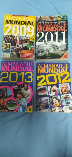 Almanaque Mundial (2009,2011,2012,2013)