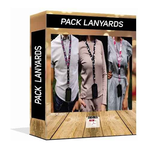 Pack Lanyards Diseños (sublimado, Estampados)
