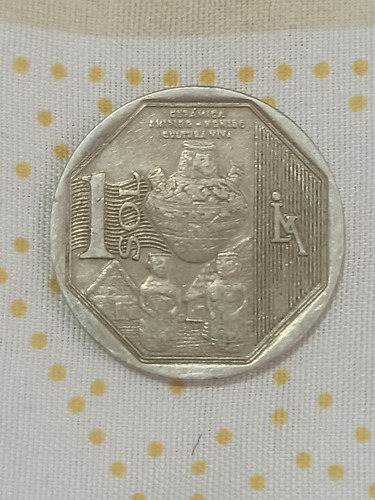 Moneda De 1sol Del Año 2016 Alusiva A La Cerámica Shipibo