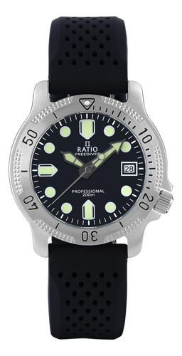 Ratio Freediver - Reloj De Buceo Profesional Con Cristal De 