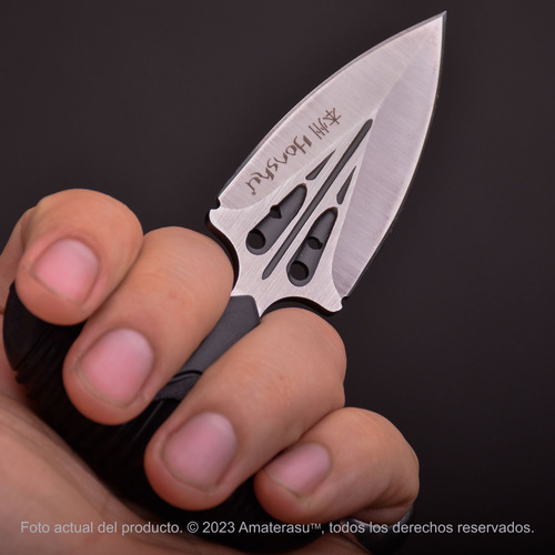 Imagen 8 de 10 de Cuchillo Daga Puño Push Dagger Honshu Manopla Doble Filo