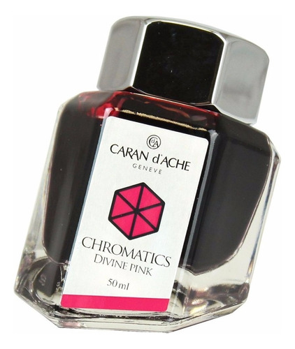 Tinta Para Caneta Tinteiro Caran D'ache Divine Pink 50ml