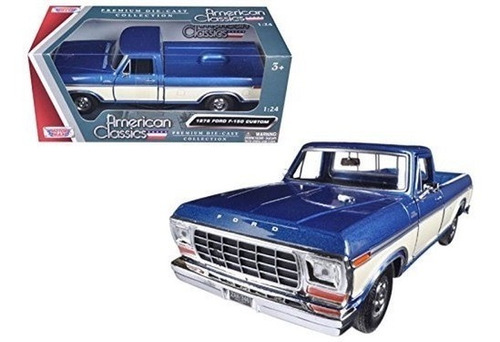 Camioneta Ford F-150 Custom 1979 Motor Max 1/24 