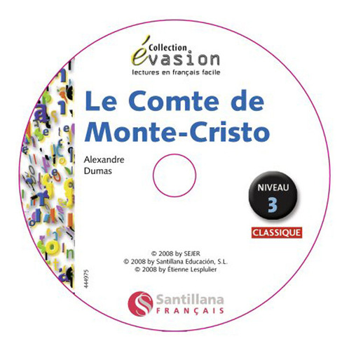 Evasion Classique Niveau 3 Le Comte De Monte Cristo + Cd