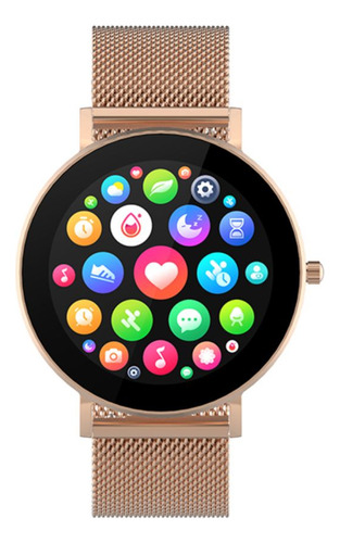 Smartwatch X-view Quantum Q6 Gold + Malla 2