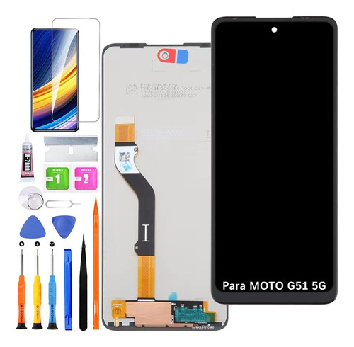 Pantalla Para Motorola Moto G51 5g Xt2171-1 Display Original