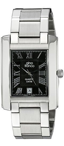 Reloj De Ra De Acero Inoxidable 925ch Gino Franco Hombres.