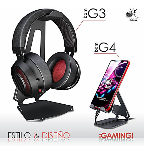Imagen 8 de 8 de Soporte Auricular Bam G3 + Soporte Celular Bam G4 - Premium!