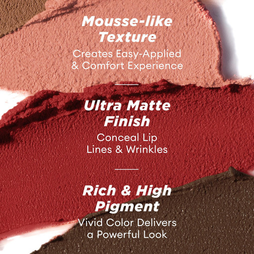 Labial Ity Velvet Matte Finish Lip Stain-mousse Arcilla Text