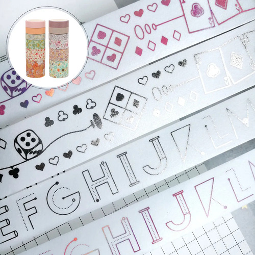 O Juego De Cintas Washi Japonesas Para Decoración, 12 Piezas