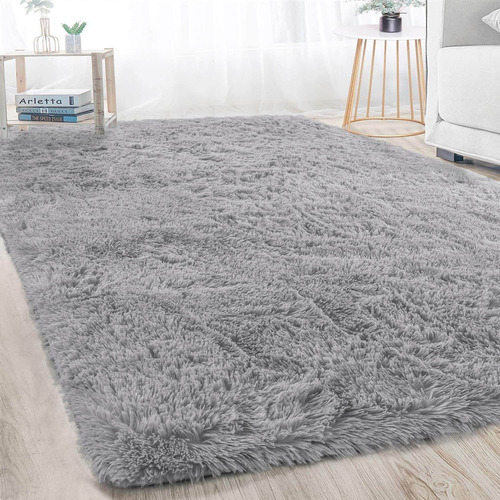 Alfombra Merelax 180 X 270 Cm Microfibra Gris