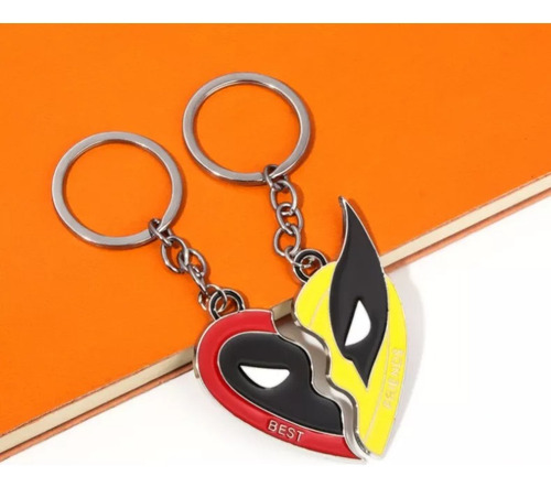 Collar Y Llaveror Con Cuello Deadpool Y Wolverine Deadpool X