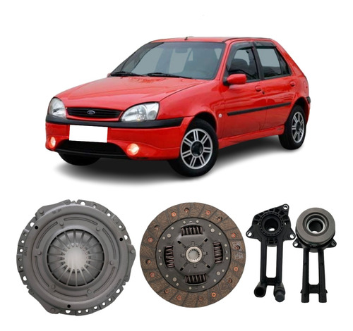 Kit Embreagem Ford  Fiesta 1.0 8v Endura/ Zetec  Ano 2002