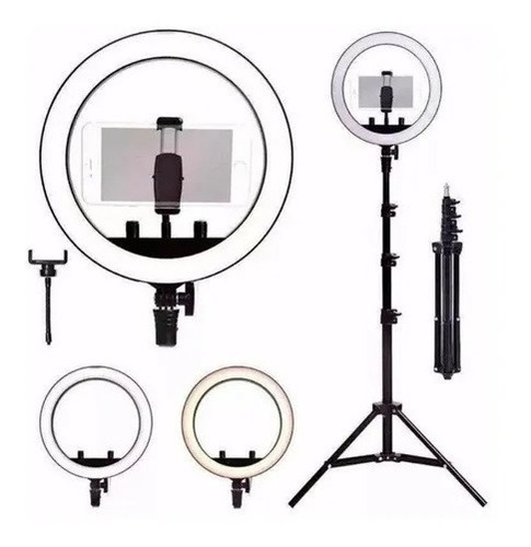 Led de luz led Genérica ZMX-260 con estructura Negro 220V
