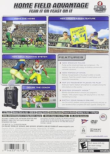 Fútbol de la NCAA 2005 - Playstation 2