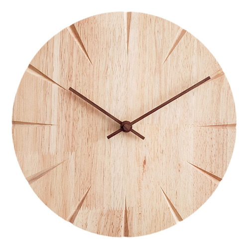 Reloj De Pared De Madera Maciza, Reloj Decorativo, Regalo