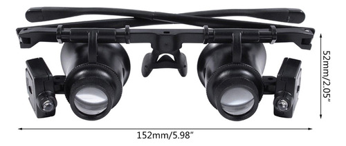 Lupa Frontal, Lupas Manos Libres Con Luz Led P