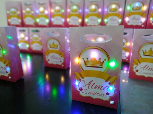 Bolsita Golosinera Personalizada Con Luces! Luminosa X 15 U.