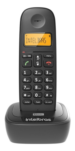 Telefone Sem Fio Digital Ramal Ts2511 Preto Intelbras