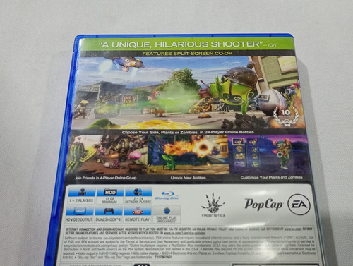 Plants Vs Zombies Garden Warfare Ps4 / Playstation 4 Físico (Usado)
