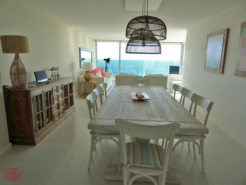 Alquiler Primera Linea En Playa Mansa , Pent-house - Ref: 10827