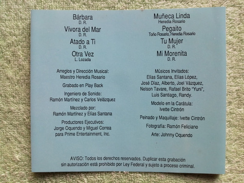Eam Toño Rosario Atado A Ti 1991 Su Segundo Album De Estudio