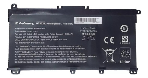 Bateria P/ Hp Pavilion 14-ce 14-cf 15-cd 15-cs 15-da Ht03xl