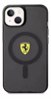 Funda Ferrari Protector Para iPhone 15 Magsafe Humo