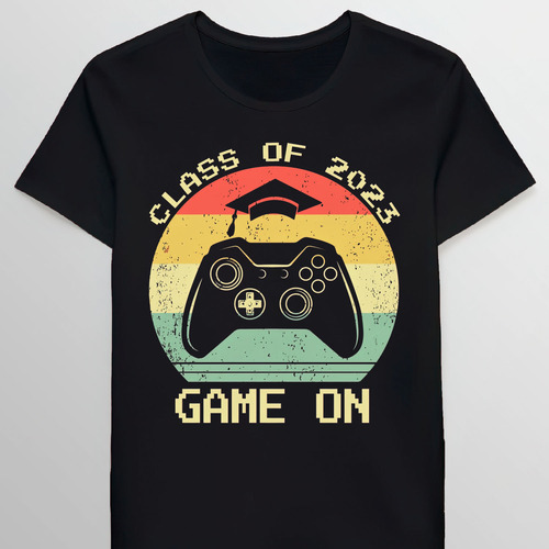 Remera Class Of 2023 Senior Video Gamer Game On Gran Gif0851