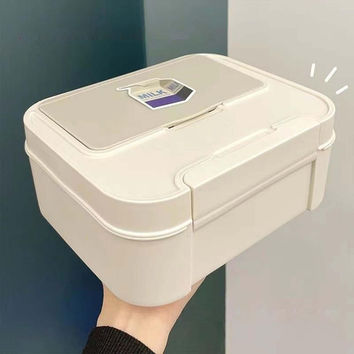 Caja De Almacenamiento De Papelería, Soporte Para