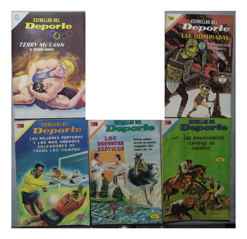 Estrellas Del Deporte- Comics 1965-1973 Editorial Novaro